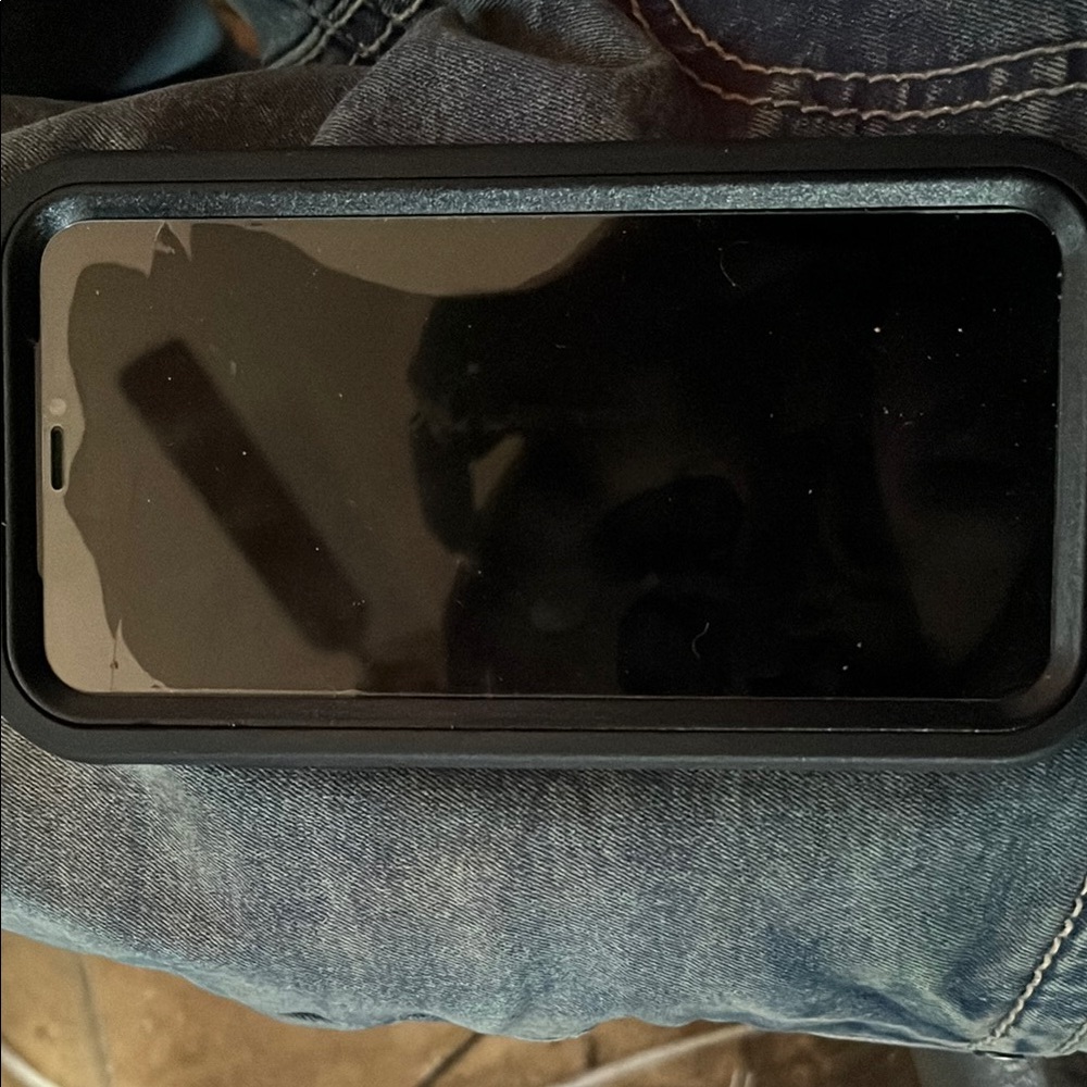 Black Smartphone with Case